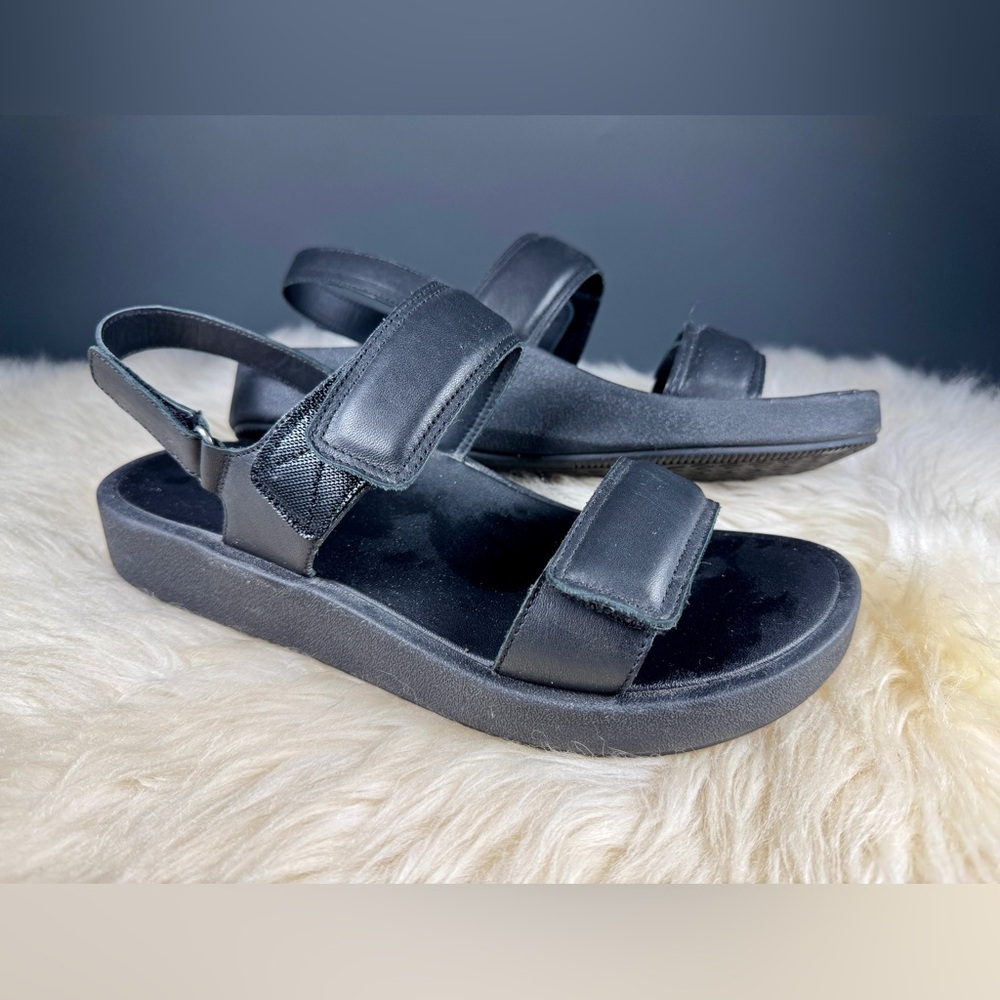 Abeo Adjustable Black Sandals 9M